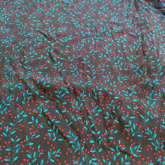 Draper James Botanic Print Waist Tie Blouse 14 - Picture 5 of 7